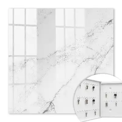 Gray patterned wall mounted key cabinet