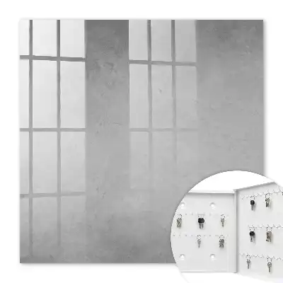Key cabinet Gray abstraction with delicate patterns