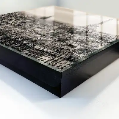 Key box for home Urban elegance with the Eiffel Tower