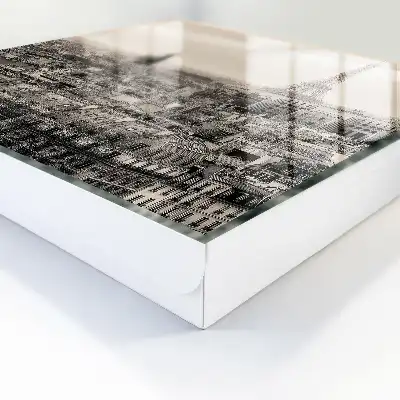 Key box for home Urban elegance with the Eiffel Tower