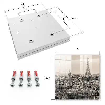 Key box for home Urban elegance with the Eiffel Tower