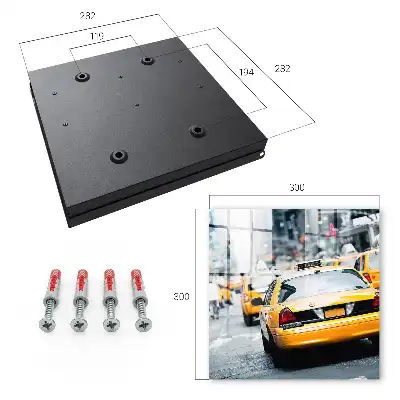 Wall mounted key cabinet City of Life Streets