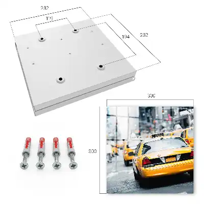 Wall mounted key cabinet City of Life Streets