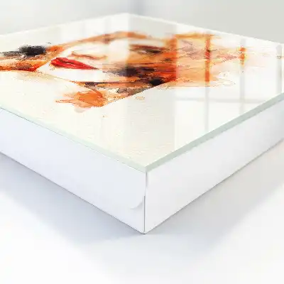 Key cabinet A feminine watercolor full of energy
