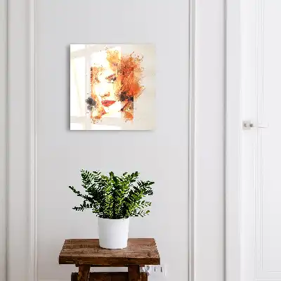 Key cabinet A feminine watercolor full of energy