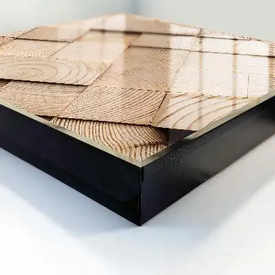 Key box for home Wooden texture giving warmth