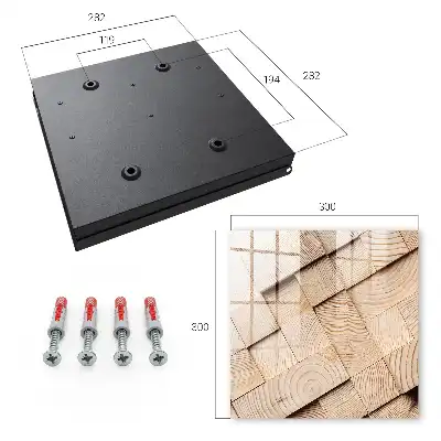 Key box for home Wooden texture giving warmth