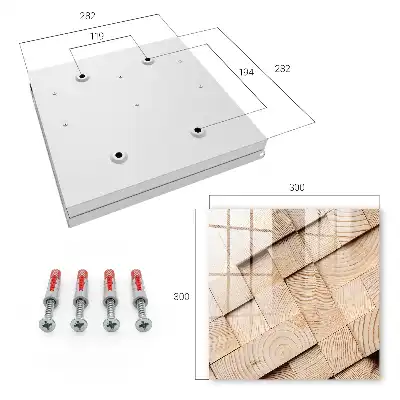 Key box for home Wooden texture giving warmth