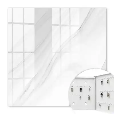Decorative key box in light shades with waves design