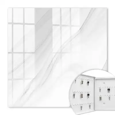 Decorative key box in light shades with waves design