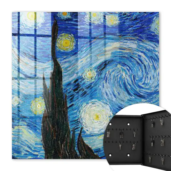 Key cabinet The night sky in shades