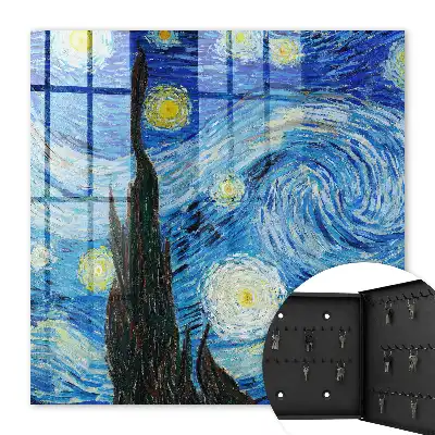 Key cabinet The night sky in shades