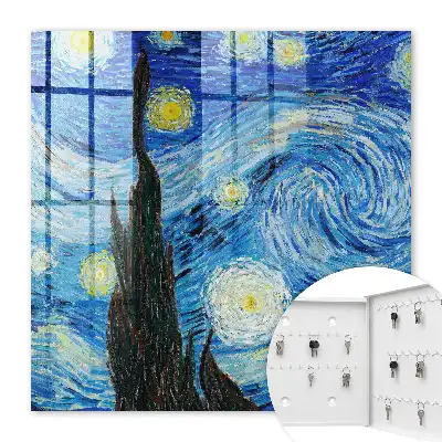 Key cabinet The night sky in shades