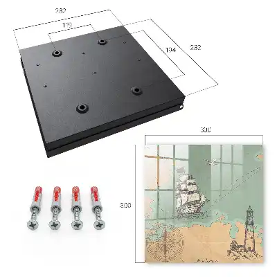 Wall mounted key cabinet Lighthouse Sea Adventure