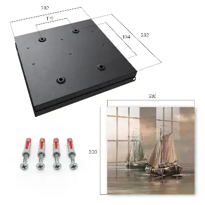 Decorative key box Sea sailing ships colors