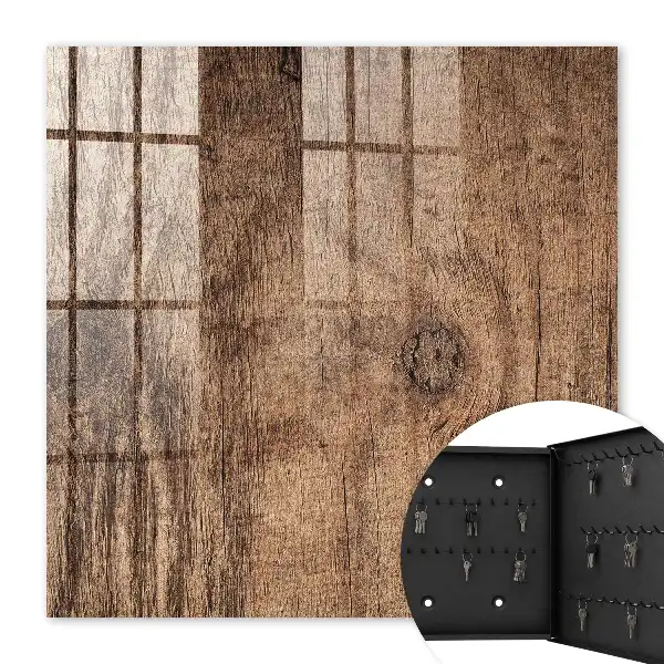Key cabinet Wooden texture full of warmth