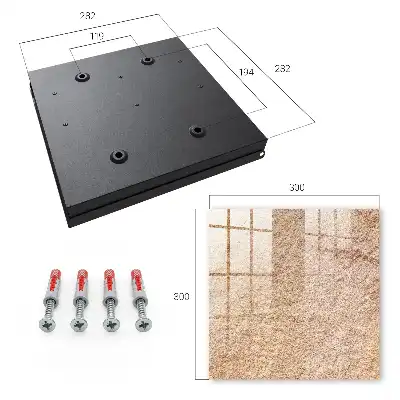 Wall mounted key box with beige sand pattern