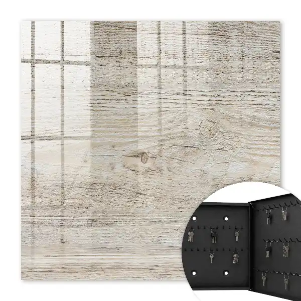 Wooden texture key box with subtle grain
