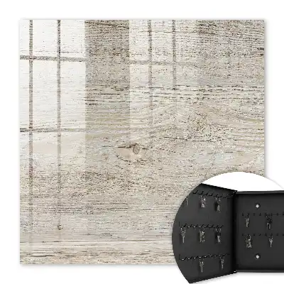 Wooden texture key box with subtle grain