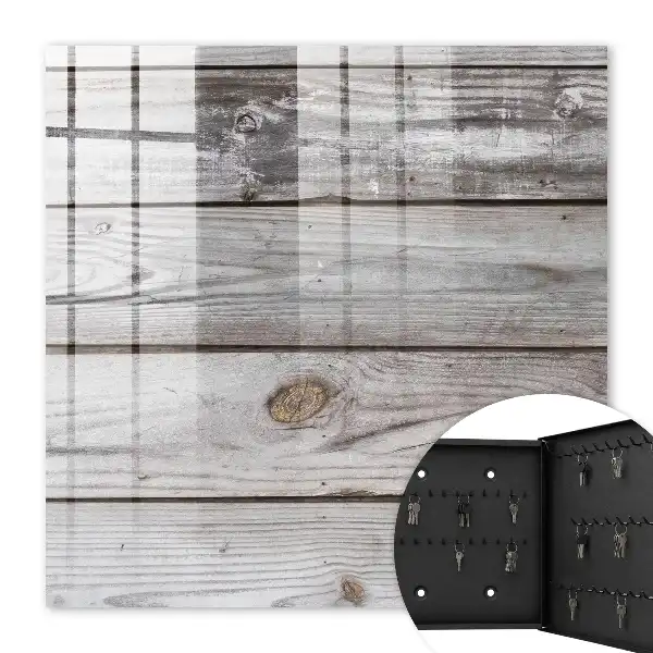 Decorative key box Wooden texture makes a cozy space