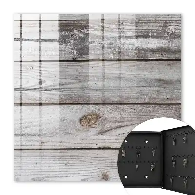 Decorative key box Wooden texture makes a cozy space