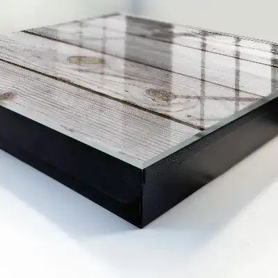 Decorative key box Wooden texture makes a cozy space