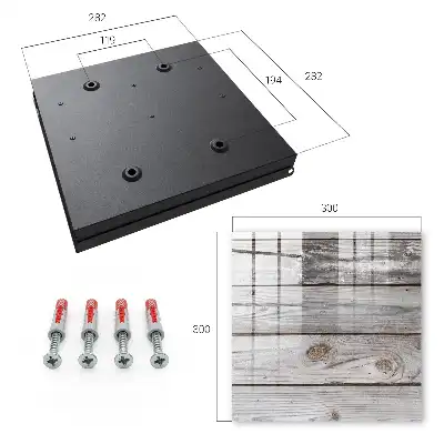 Decorative key box Wooden texture makes a cozy space