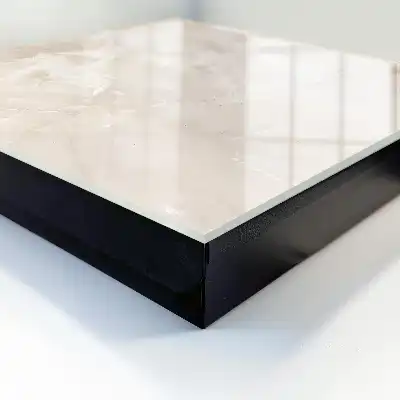 Wall mounted key cabinet Marble elegance in natural tones