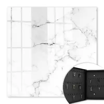 Marbled pattern key box with gray details