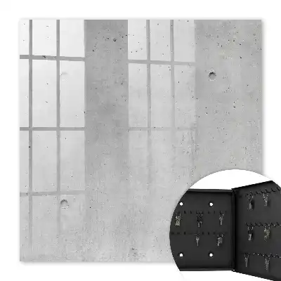 Decorative key box Raw concrete minimalist grays
