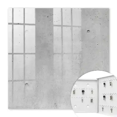 Decorative key box Raw concrete minimalist grays