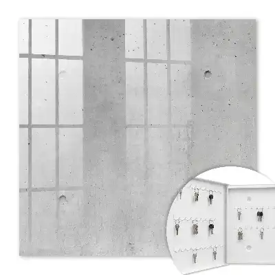 Decorative key box Raw concrete minimalist grays