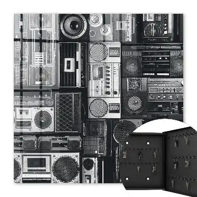 Key cabinet Musical nostalgia retro speakers