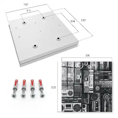 Key cabinet Musical nostalgia retro speakers