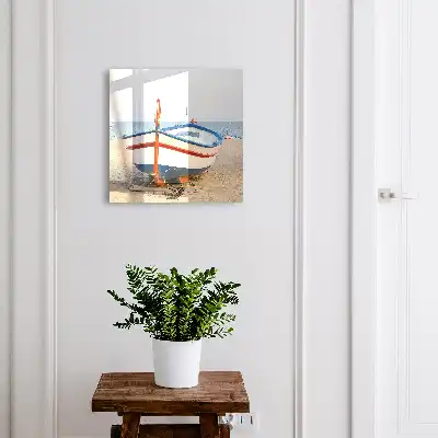 Wall mounted key cabinet A summer cruise in the sunshine