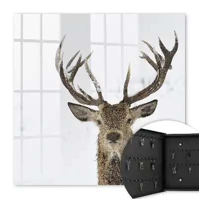 Winter Deer Wall Mounted Key Box