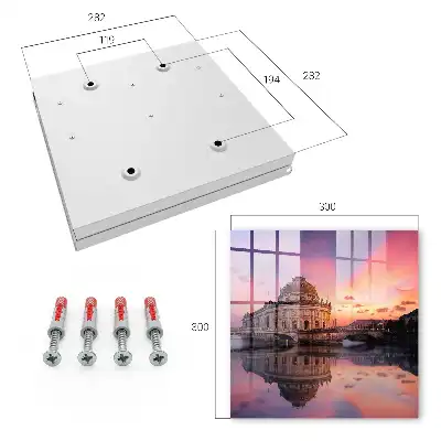 Decorative key box The urban west with historic architecture