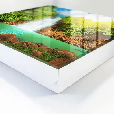 Wall mounted key cabinet Tropical Green Waterfall