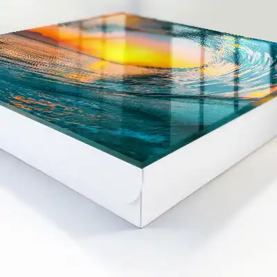 Key box for home Wave sunset sun sea