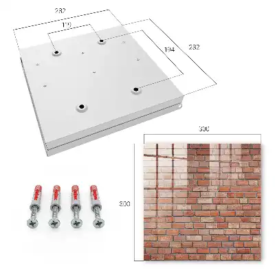Brick-Style Wall Mounted Key Box