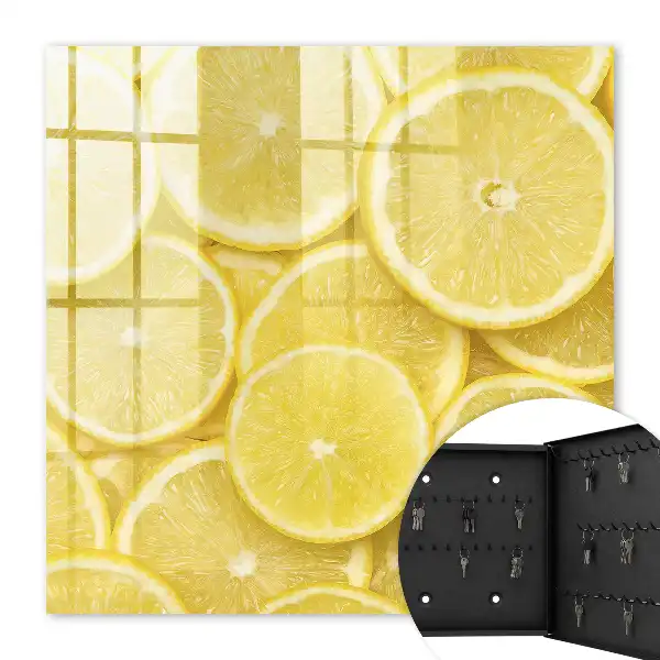 Decorative key box Lemon slices full of energy