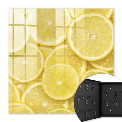 Decorative key box Lemon slices full of energy