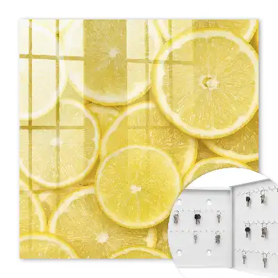 Decorative key box Lemon slices full of energy