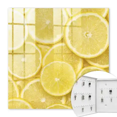 Decorative key box Lemon slices full of energy
