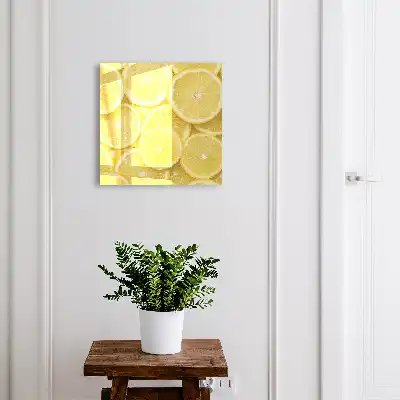 Decorative key box Lemon slices full of energy