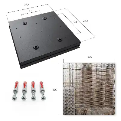 Wall mounted key cabinet Industrial design full of details