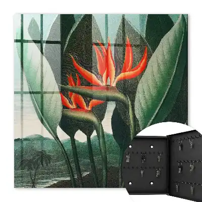 Decorative key box The exoticism of nature in juicy colors