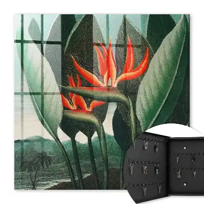 Decorative key box The exoticism of nature in juicy colors