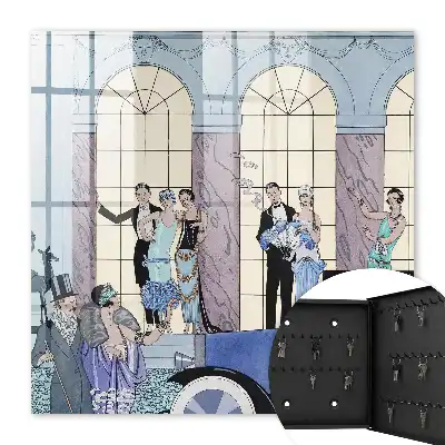 Key cabinet Blue party of elegance style