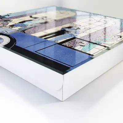 Key cabinet Blue party of elegance style